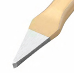 · Polished blade · Ground edge · Polished or lacquered finish